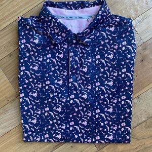 Walter Hagen Men's Performance 11 Novelty Print Golf Polo